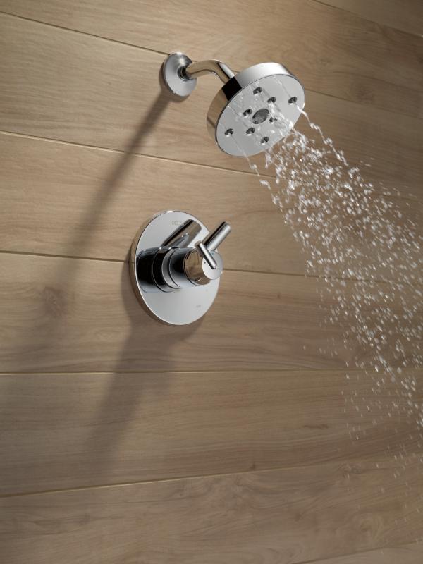 DELTA Trinsic Monitor 17 Series H2OKINETIC Shower Trim — Chrome