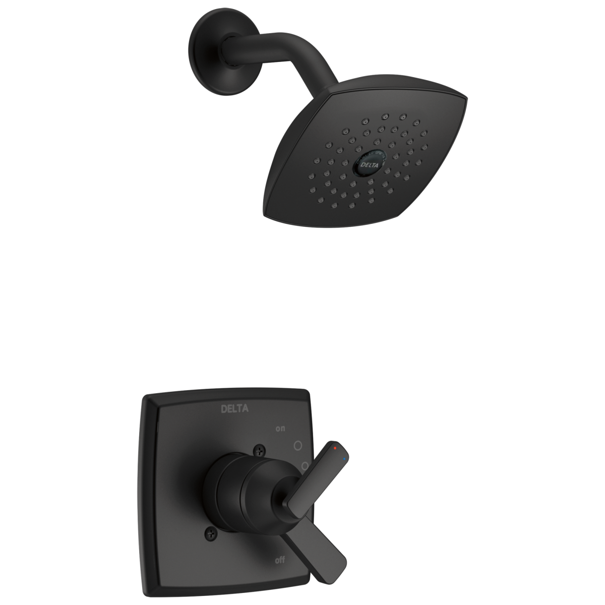 DELTA Ashlyn Monitor 17 Series Shower Trim — Matte Black