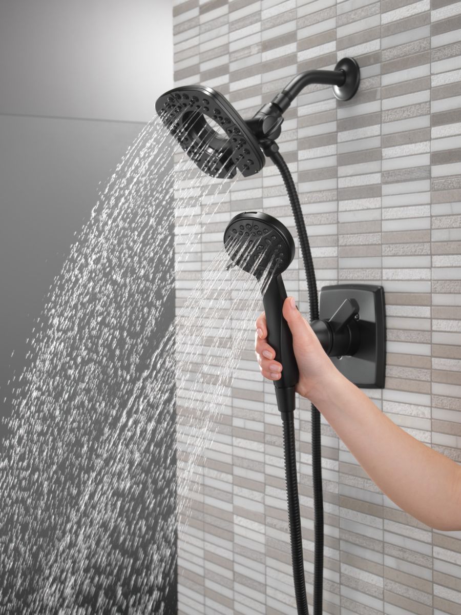 DELTA Ashlyn Monitor 17 Series Shower Trim — Matte Black