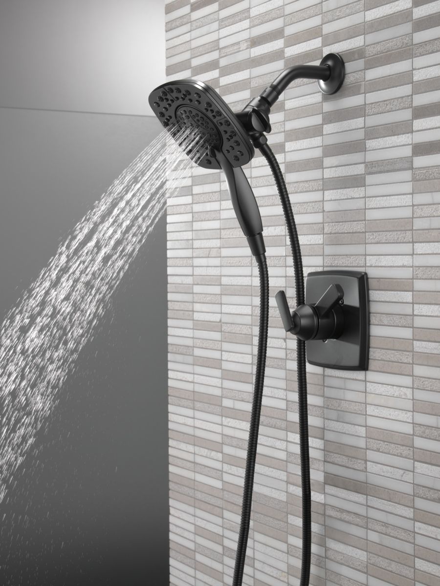 DELTA Ashlyn Monitor 17 Series Shower Trim — Matte Black