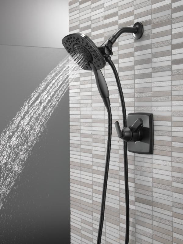 DELTA Ashlyn Monitor 17 Series Shower Trim — Matte Black