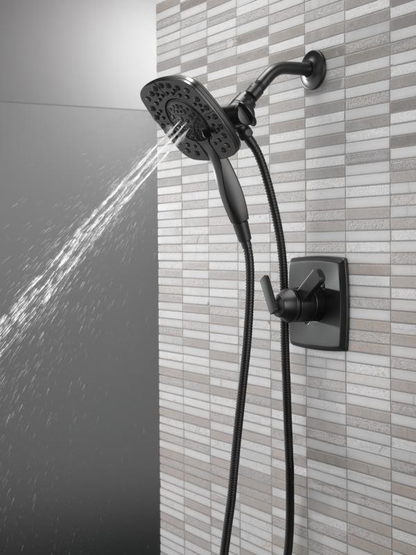DELTA Ashlyn Monitor 17 Series Shower Trim — Matte Black