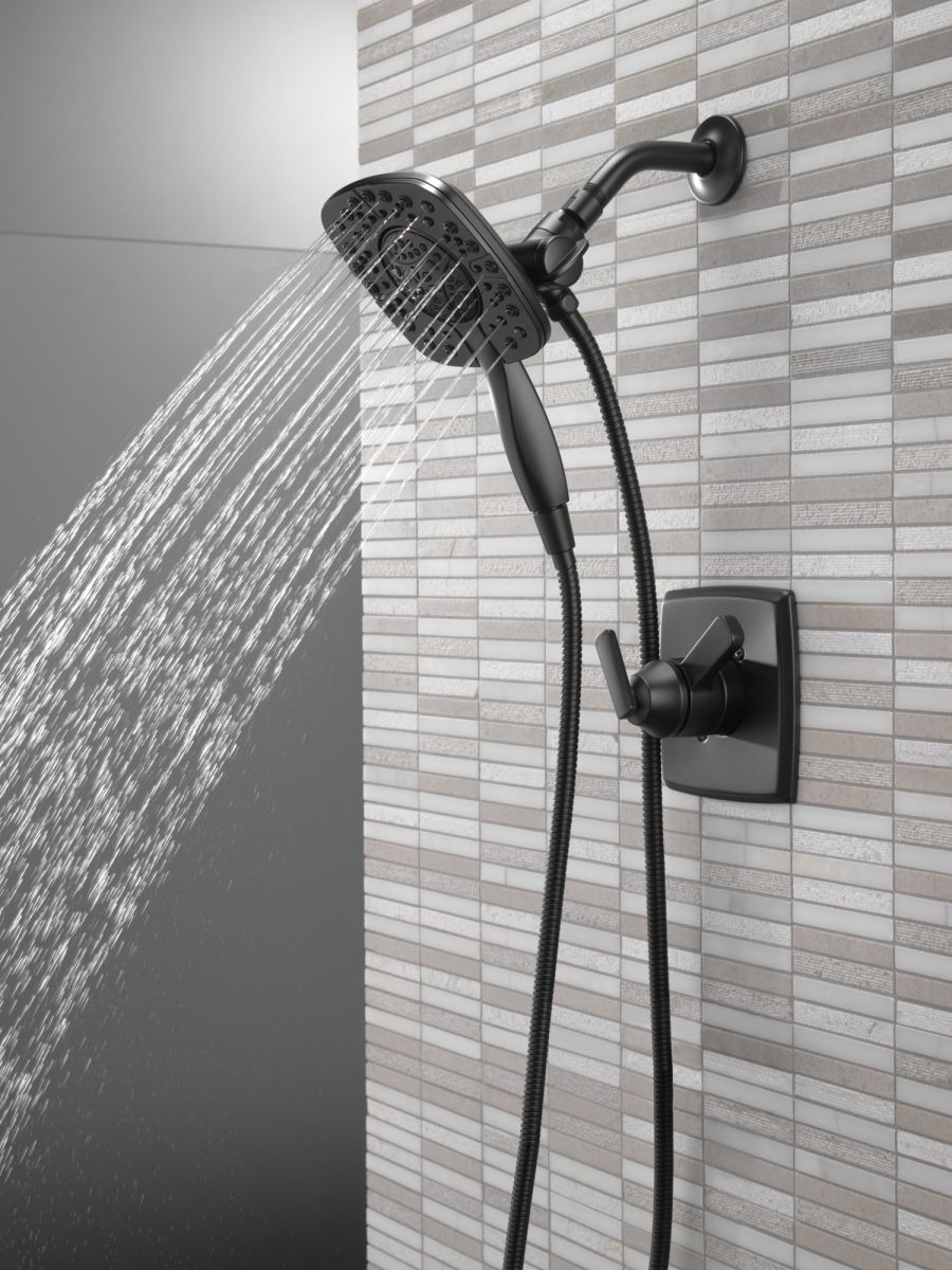 DELTA Ashlyn Monitor 17 Series Shower Trim — Matte Black