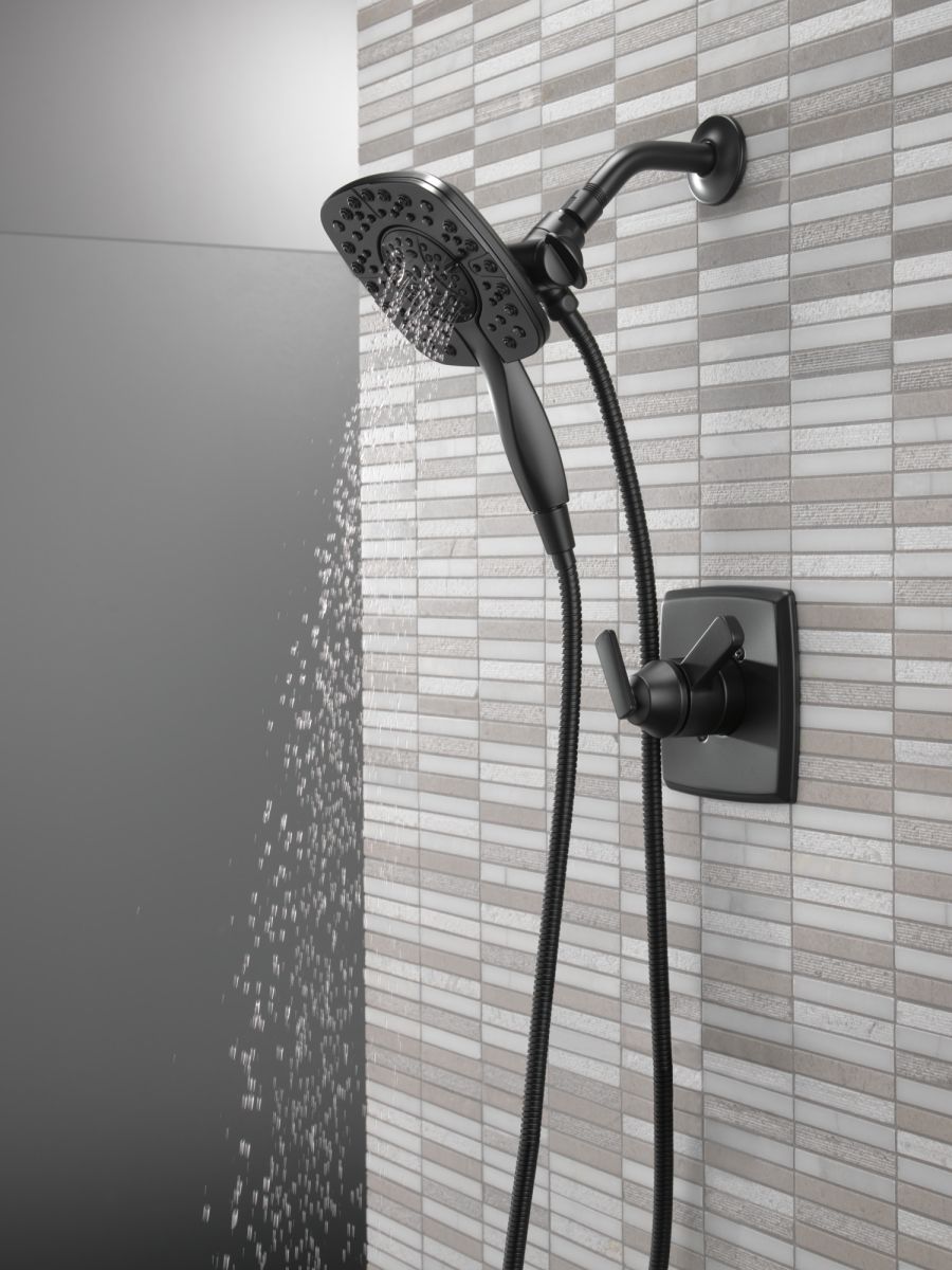DELTA Ashlyn Monitor 17 Series Shower Trim — Matte Black