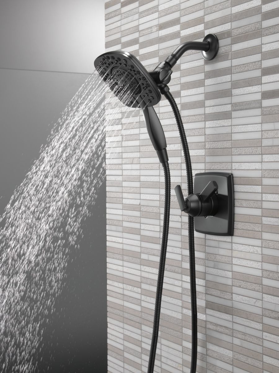 DELTA Ashlyn Monitor 17 Series Shower Trim — Matte Black