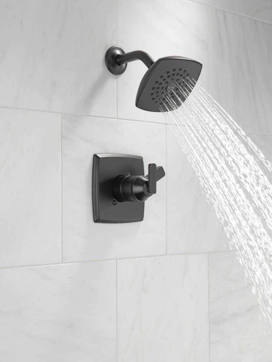 DELTA Ashlyn Monitor 17 Series Shower Trim — Matte Black