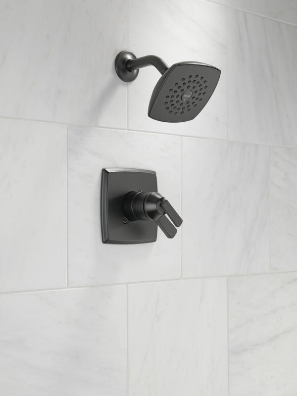 DELTA Ashlyn Monitor 17 Series Shower Trim — Matte Black
