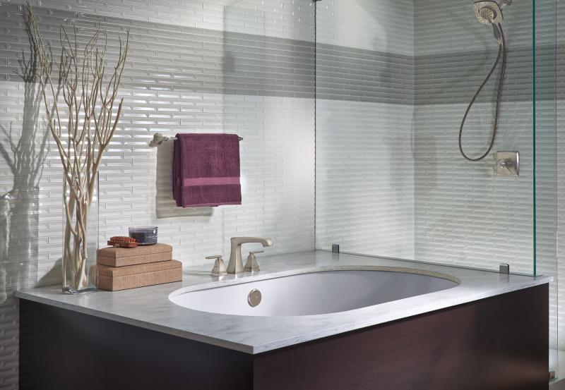 DELTA Ashlyn Roman Tub Trim — Stainless