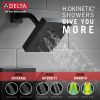 DELTA Ara Monitor 17 Series H2OKINETIC Shower Trim — Matte Black