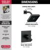 DELTA Ara Monitor 17 Series H2OKINETIC Shower Trim — Matte Black