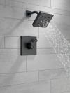 DELTA Ara Monitor 17 Series H2OKINETIC Shower Trim — Matte Black
