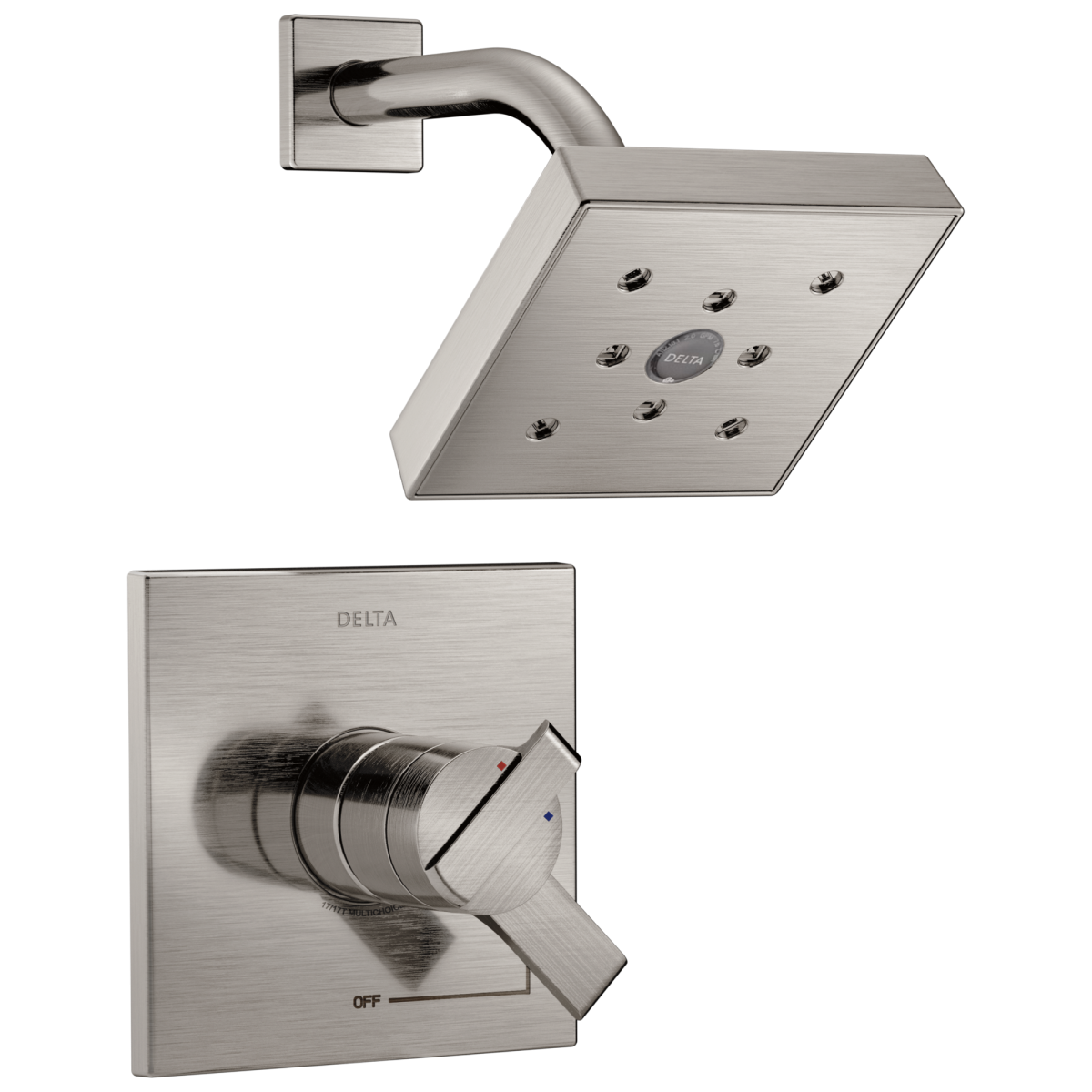 DELTA Ara Monitor 17 Series H2OKINETIC Shower Trim — Stainless
