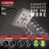 DELTA Ara Monitor 17 Series H2OKINETIC Shower Trim — Stainless
