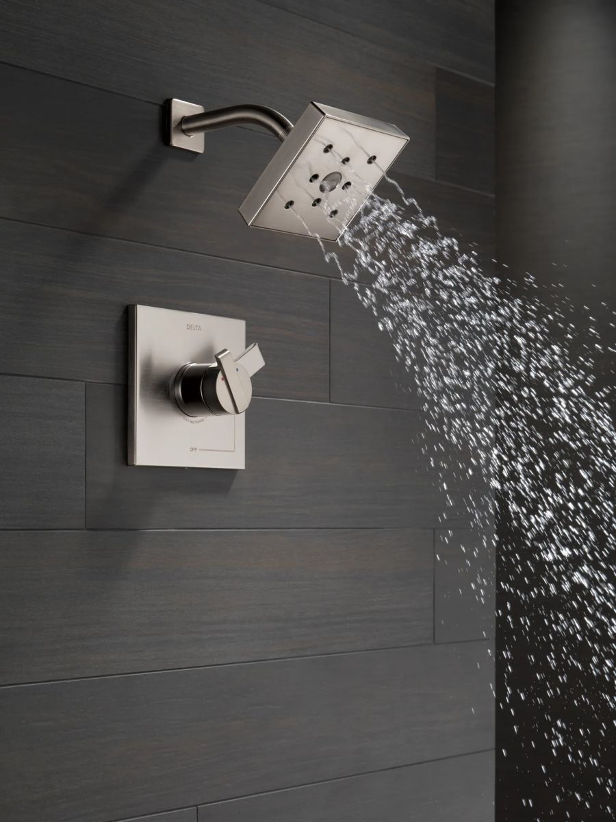 DELTA Ara Monitor 17 Series H2OKINETIC Shower Trim — Stainless