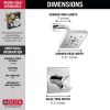 DELTA Ara Monitor 17 Series H2OKINETIC Shower Trim — Chrome