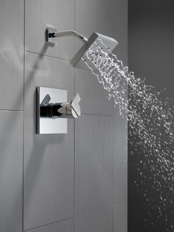 DELTA Ara Monitor 17 Series H2OKINETIC Shower Trim — Chrome