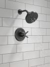 DELTA Galeon 17 Series Shower Trim with H2OKinetic — Matte Black