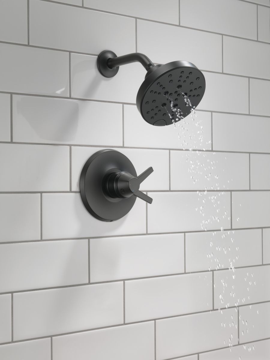 DELTA Galeon 17 Series Shower Trim with H2OKinetic — Matte Black
