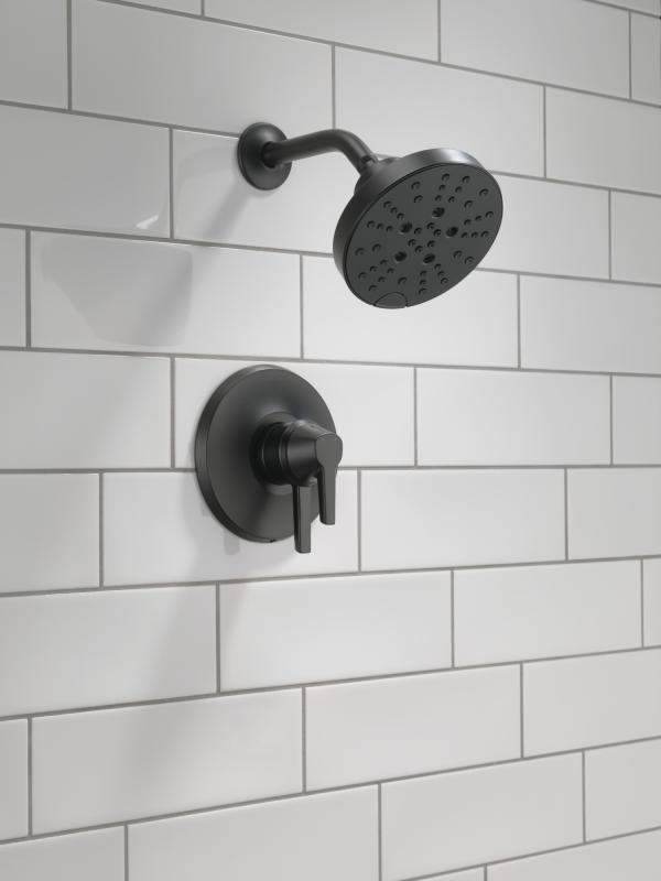 DELTA Galeon 17 Series Shower Trim with H2OKinetic — Matte Black