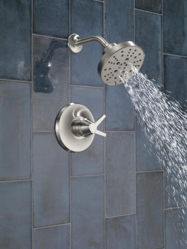 DELTA Galeon 17 Series Shower Trim with H2OKinetic — Lumicoat® Stainless