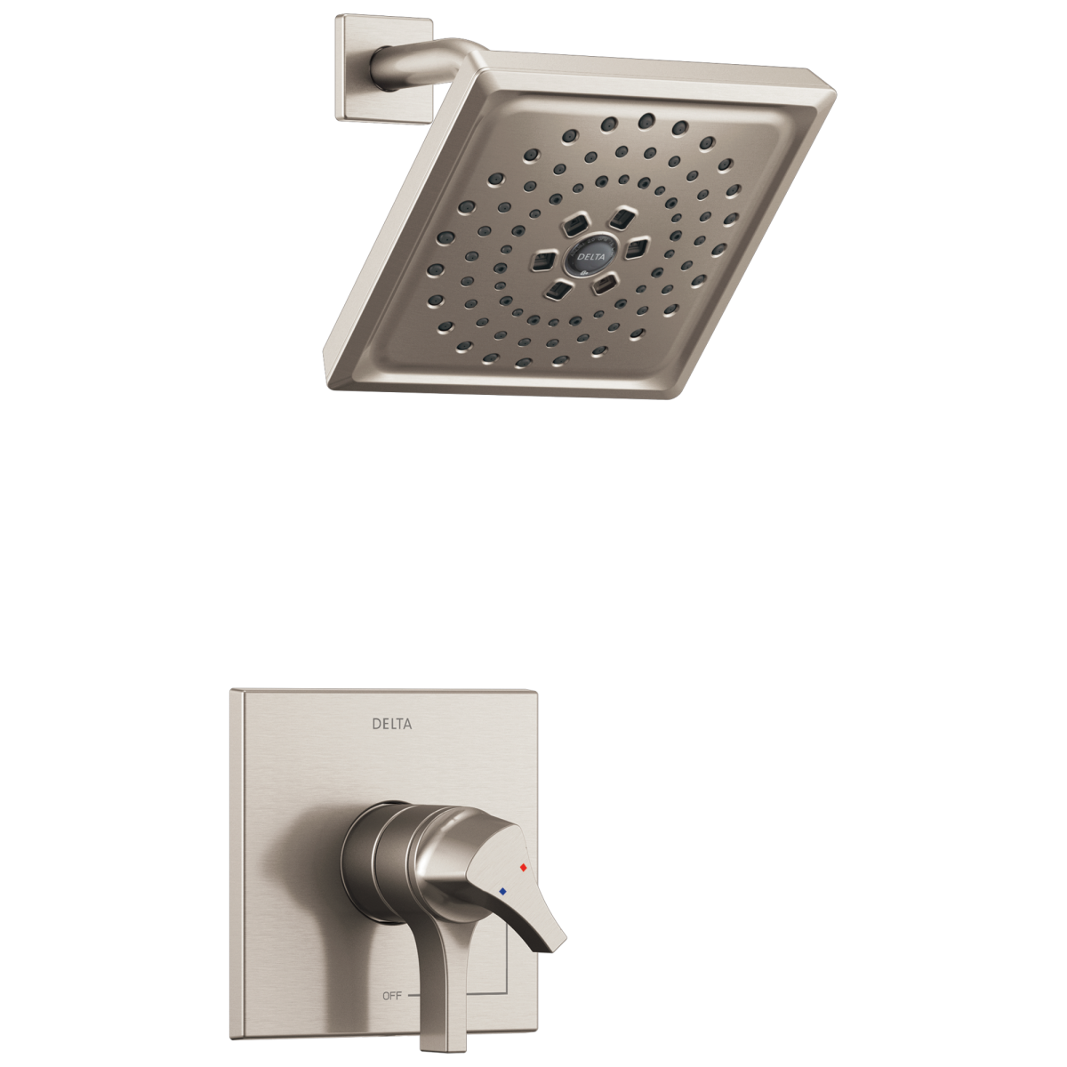 DELTA Zura Monitor 17 Series H2OKINETIC Shower Trim — Stainless