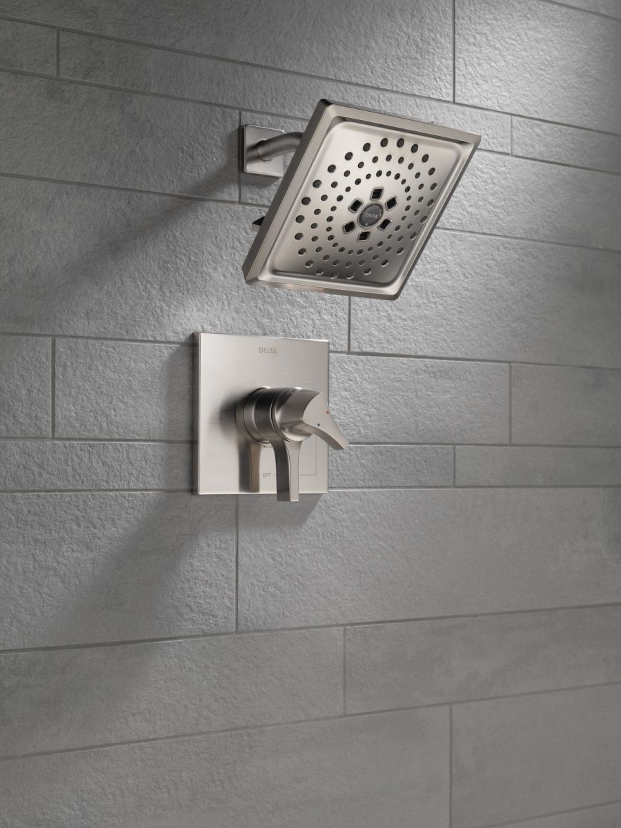 DELTA Zura Monitor 17 Series H2OKINETIC Shower Trim — Stainless