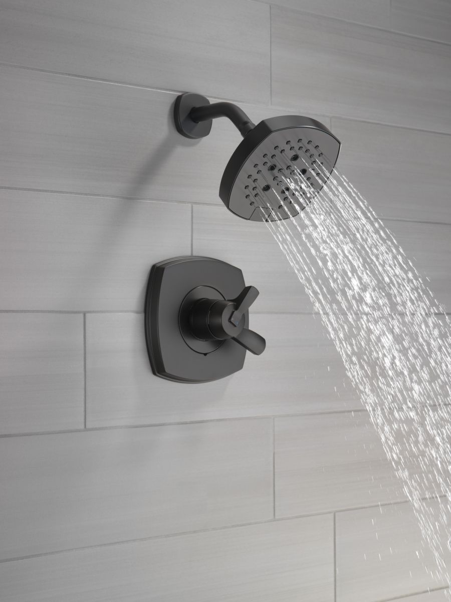 DELTA Stryke 17 Series Shower Only — Matte Black