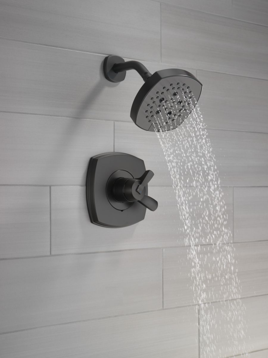 DELTA Stryke 17 Series Shower Only — Matte Black