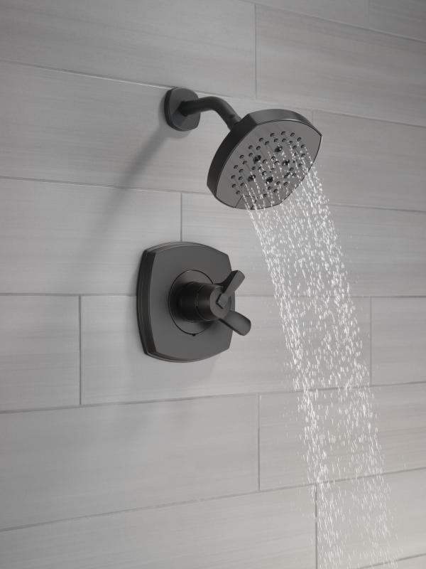 DELTA Stryke 17 Series Shower Only — Matte Black