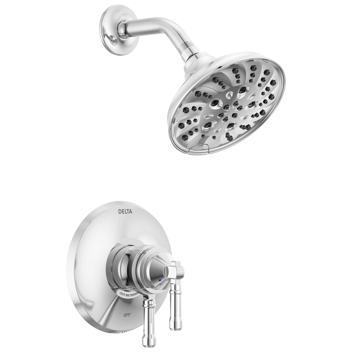 DELTA Broderick 17 Series Shower Trim — Lumicoat® Chrome