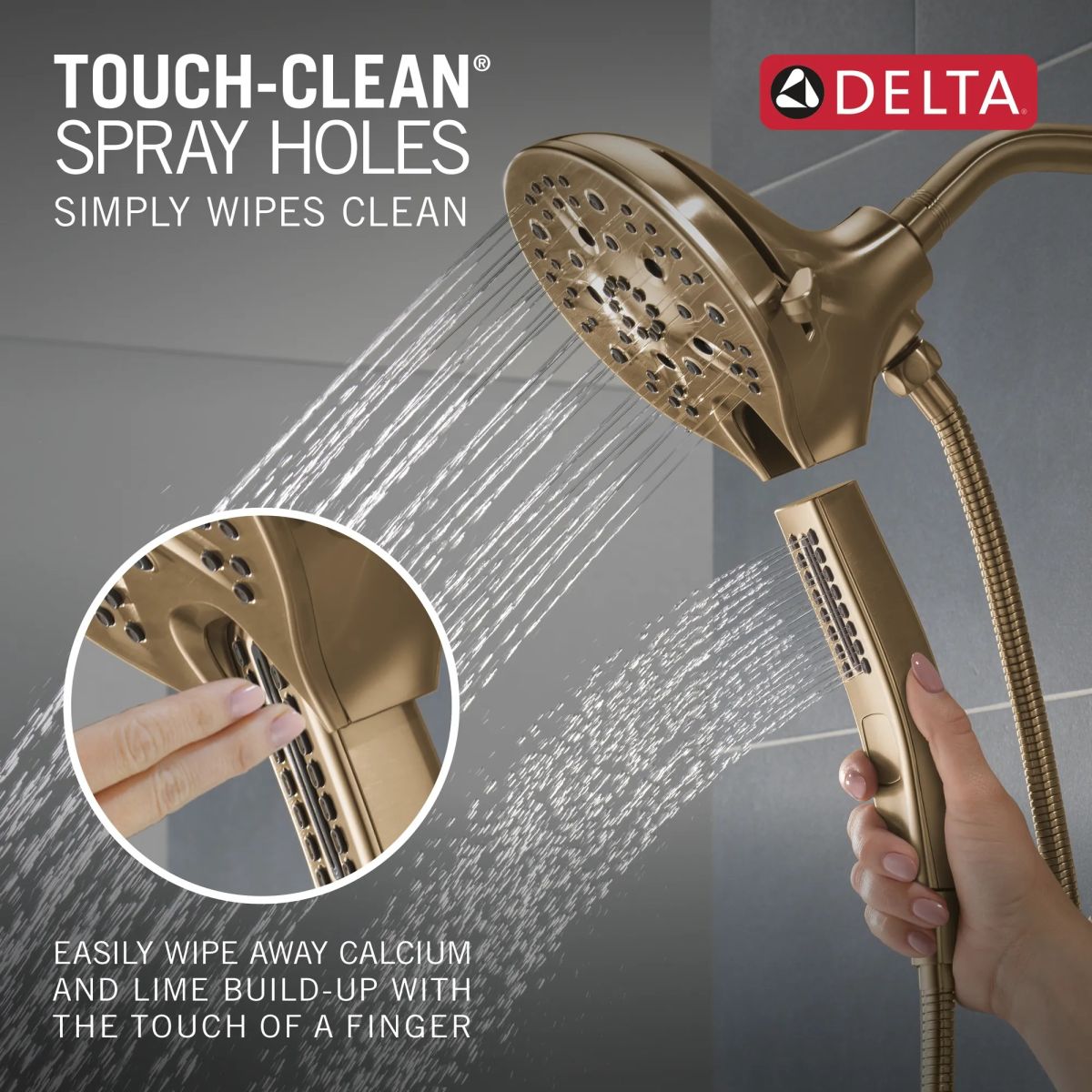 DELTA Tetra 17 Series Shower Trim — Lumicoat® Champagne Bronze