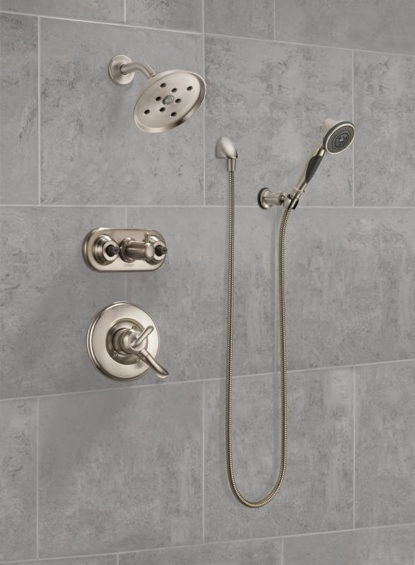 DELTA Other Premium Adjustable 3-Setting Wall Mount Hand Shower — Stainless
