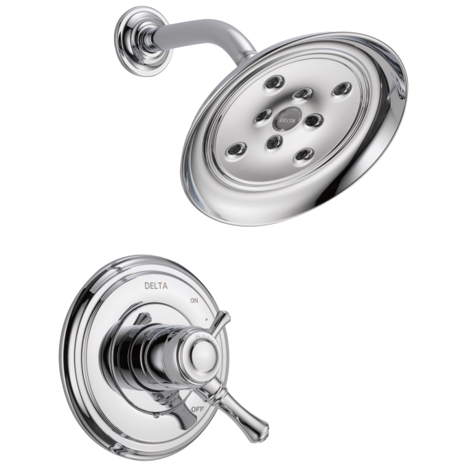 DELTA Cassidy Monitor 17 Series H2OKINETIC Shower Trim — Chrome