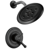 DELTA Cassidy 17 Series Shower Trim — Matte Black