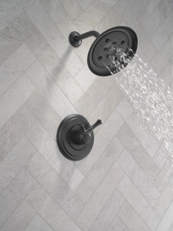 DELTA Cassidy 17 Series Shower Trim — Matte Black