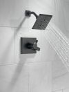 DELTA Pivotal Monitor 17 Series H2OKINETIC Shower Trim — Matte Black