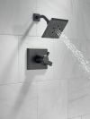 DELTA Pivotal Monitor 17 Series H2OKINETIC Shower Trim — Matte Black