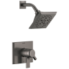 DELTA Pivotal Monitor 17 Series H2OKINETIC Shower Trim — Lumicoat® Black Stainless