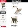 DELTA Pivotal Monitor 17 Series H2OKINETIC Shower Trim — Lumicoat® Polished Nickel