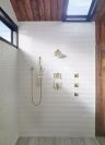 DELTA Universal Showering Components H2OKINETIC 3-Setting Slide Bar Hand Shower — Lumicoat® Polished Nickel