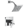 DELTA Pivotal Monitor 17 Series H2OKINETIC Shower Trim — Lumicoat® Chrome