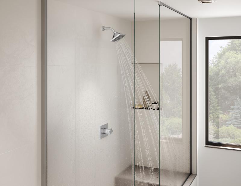 DELTA Pivotal Monitor 17 Series H2OKINETIC Shower Trim — Lumicoat® Chrome