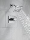 DELTA Pivotal Monitor 17 Series H2OKINETIC Shower Trim — Lumicoat® Chrome