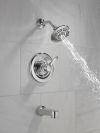 DELTA Classic Monitor 17 Series Tub & Shower Trim — Chrome