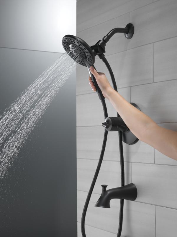 DELTA Kayra Monitor 17 Series Tub and Shower Trim — Matte Black