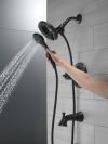 DELTA Kayra Monitor 17 Series Tub and Shower Trim — Matte Black