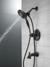 DELTA Kayra Monitor 17 Series Tub and Shower Trim — Matte Black