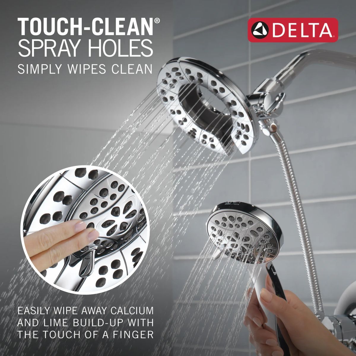 DELTA Kayra Monitor 17 Series Tub and Shower Trim — Chrome