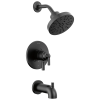 DELTA Saylor Monitor 17 Series Tub & Shower Trim — Matte Black
