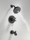 DELTA Saylor Monitor 17 Series Tub & Shower Trim — Matte Black